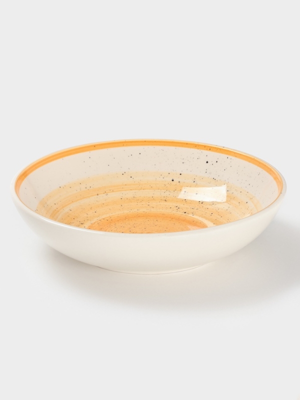 Тарелка глубокая Доляна "А-ля Прима" 20см, 20х5, цвет оранжевый