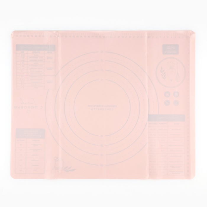 Силиконовой коврик для выпечки &laquo;С любовью&raquo;, 50 х 40 см