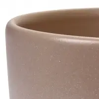 Горшок цветочный с поддоном 5 л, d122/h19,5 см капучино керамика, "Туман" (М)
