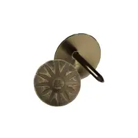 Гвозди ТУНДРА, декоративные, обивочные, фактурные, 11&times;16 мм, бронза, фасовка 50 шт.