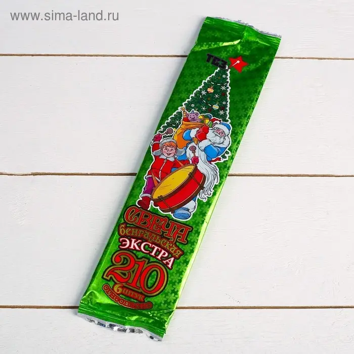 Бенгальские огни, 21 см, 6 штук, &laquo;Экстра&raquo;