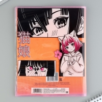 Обложка для тетрадей и школьного дневника &laquo;Аниме&raquo;, 34,7 х 21,1 см