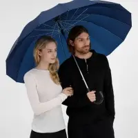 Зонт-трость Hit Golf, темно-синий