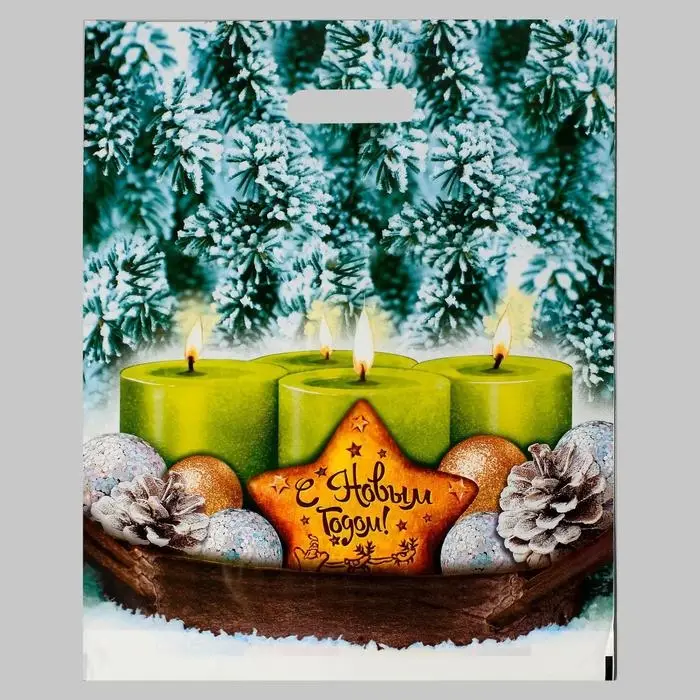 Пакет &laquo;Покров&raquo;, полиэтиленовый с вырубной ручкой, 38&times;47 см