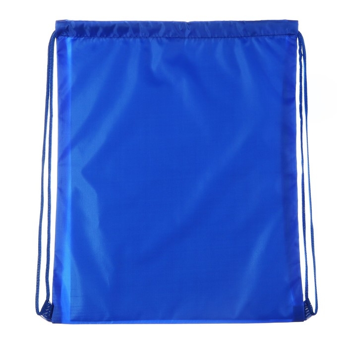 Мешок для обуви 420 х 340 мм, Calligrata "Стандарт", (мягкий полиэстер, плотность 210D), синий