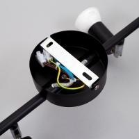 Спот "Дарни" 6хGU10 35Вт черный 102х15 см