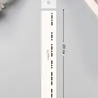 Переводная тату на тело чёрная &laquo;Браслет. Я рядом. Азбука Морзе&raquo;, 20&times;3 см