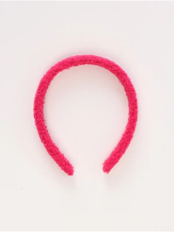 Ободок для волос плюшевый, цвет розовый, Винкс