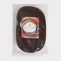 Парик искусственный, с чёлкой, имитация кожи, 60 см, цвет рыжий