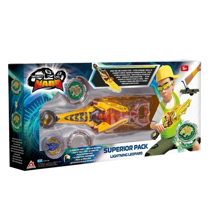 Волчок Инфинити Надо &laquo;Эпик Лончер. Супериор пак. Lightning Leopard&raquo;
