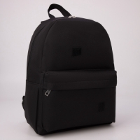 Рюкзак школьный текстильный &laquo;Банан&raquo;, 37 х 33 х 13 см, с липучками, чёрный