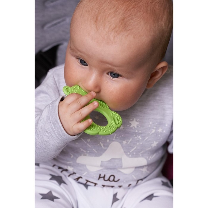 Прорезыватель силиконовый &laquo;Мишутка&raquo;, цвет МИКС, КНОПА