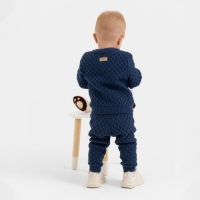 Джемпер детский вязаный MINAKU, цвет синий, рост 74-80 см