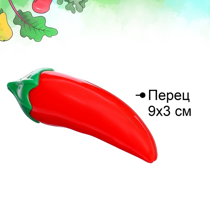 Набор продуктов для нарезки на липучках &laquo;Фрукты-овощи&raquo; №4, МИКС