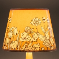 Абажур "Белые цветы" Е14 20х20х15 см