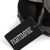 Лапы боксёрские изогнутые FIGHT EMPIRE, VINTAGE, натуральная кожа, ретро-серые, пара