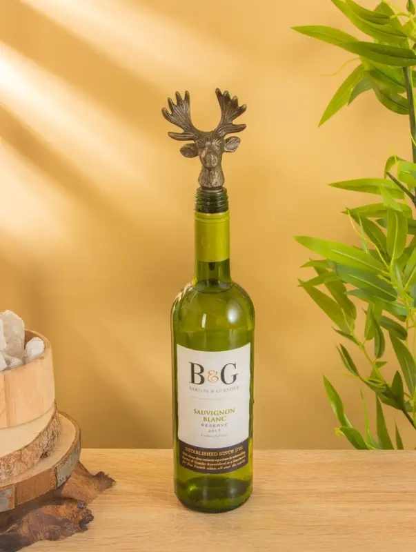 Пробка для бутылок &laquo;Лось&raquo;, 7.3&times;5.3&times;15.5 см, алюминий