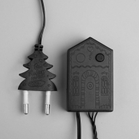 Гирлянда &laquo;Нить&raquo; 5 м с насадками &laquo;Шарики жёлтые&raquo;, IP20, тёмная нить, 30 LED, свечение жёлтое, 8 режимов, 220 В