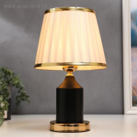 Лампа настольная 16136/1BK E27 40Вт черно-золотой 21х21х34 см RISALUX Лампа настольная 16136/1BK E27 40Вт черно-золотой 21х21х34 см RISALUX