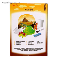 Набор для опытов «Древний мир», c вулканом Набор для опытов «Древний мир», c вулканом