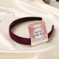 Ободок для волос QF &laquo;Классика&raquo;, блеск, 2.5 см, МИКС