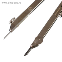 Циркуль металлический Koh-I-Noor 6901, 122 мм, серебристый, прозрачный футляр, европодвес Циркуль металлический Koh-I-Noor 6901, 122 мм, серебристый, прозрачный футляр, европодвес