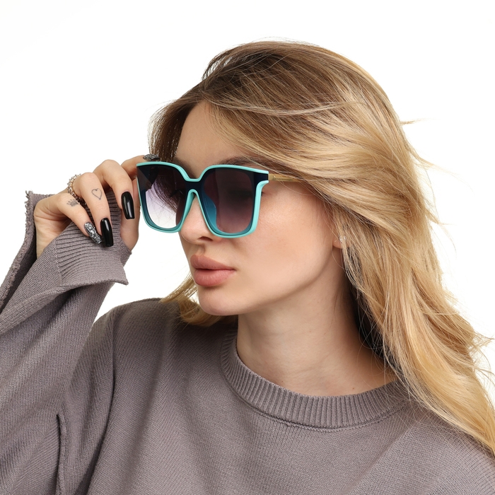 Очки солнцезащитные женские "OneSun", uv 400, дужка 15 см, линза 5.4х5.4 см