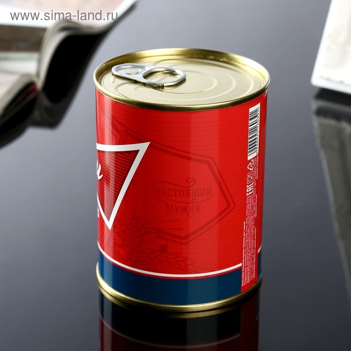 Носки в банке Носки в банке "Настоящего мужика" (мужские, цвет черный)