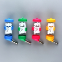 Поилка для грызунов 80 мл, 9 Х 4,5 см, микс цветов Поилка для грызунов 80 мл, 9 Х 4,5 см, микс цветов