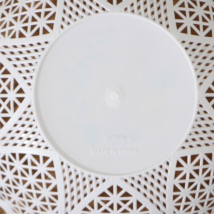 Ваза для хлеба и фруктов &laquo;Кубань. Сердце&raquo;, 18&times;4.5 см, белый, рисунок МИКС