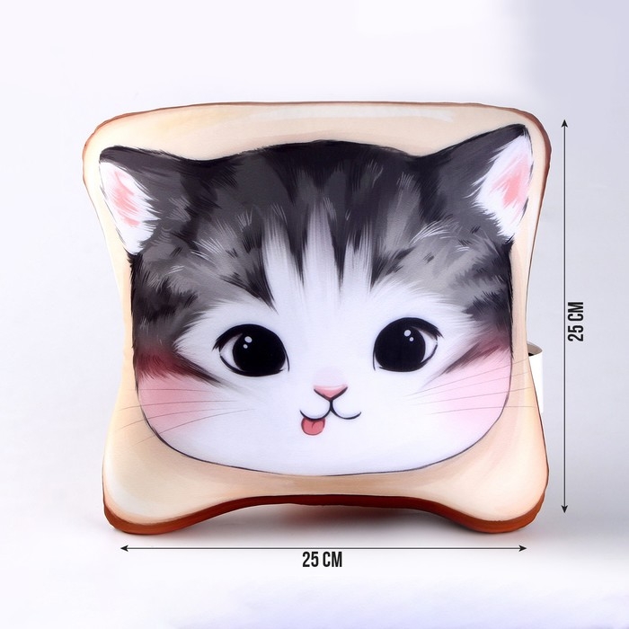 Подушка антистресс «Котик-хлебушек» Подушка антистресс «Котик-хлебушек»