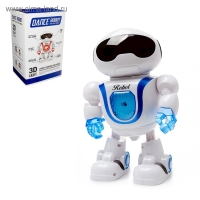 Робот &laquo;Танцор&raquo;, световые и звуковые эффекты, работает от батареек, цвета МИКС