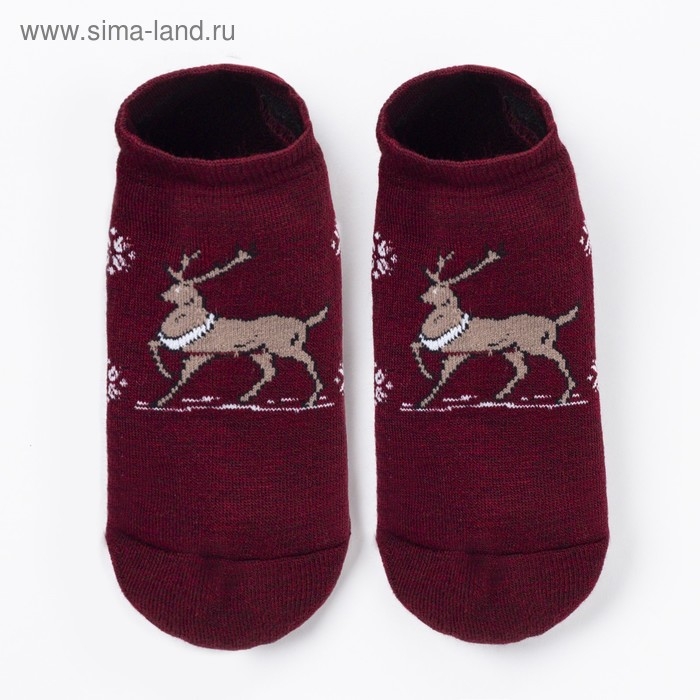 Новый год. Носки женские тёплые GRAND LINE, размер 23 Новый год. Носки женские тёплые GRAND LINE, размер 23