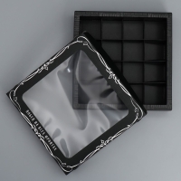 Коробка для конфет, кондитерская упаковка, 16 ячеек &laquo;Побед на всех фронтах&raquo;, 18.9 х 18.9 х 3.8 см