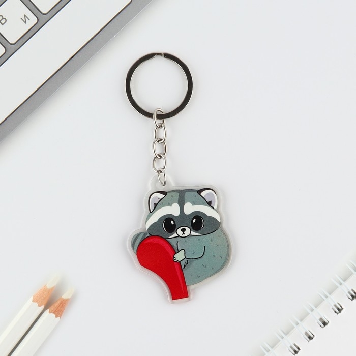 Парные брелоки &laquo;Енотики&raquo; набор, 2 шт.