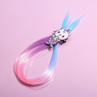 Заколка для волос , цветная прядь «Ты уникальная» Заколка для волос , цветная прядь «Ты уникальная»