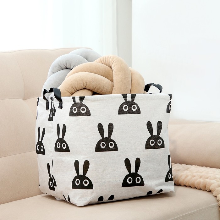 Корзинка для игрушек &laquo;Зайка&raquo; 32&times;32&times;32 см