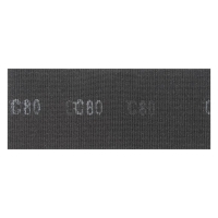 Сетка абразивная ТУНДРА, водостойкая, корунд, 115 х 280 мм, Р80, 10 шт.