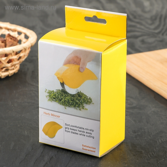 Измельчитель для зелени &laquo;Агат&raquo;, 13&times;6 см, цвет МИКС