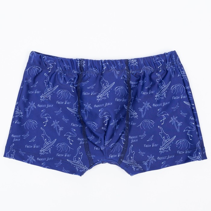 Плавки купальные для мальчика, цвет тёмно-синий, рост 104 см