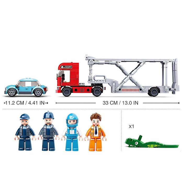 Конструктор &laquo;Город. Автовоз&raquo;, 542 детали