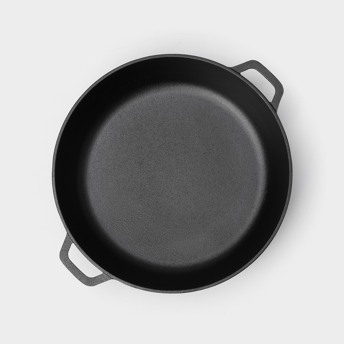 Жаровня чугунная Wild Kitchen, d=28 см, лопатка и губка в комплекте Жаровня чугунная Wild Kitchen, d=28 см, лопатка и губка в комплекте