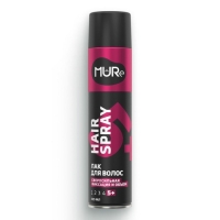 Лак для волос MURE Сверхсильная фиксация 5+ , 225 мл Лак для волос MURE Сверхсильная фиксация 5+ , 225 мл