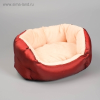 Лежанка для животных "Комфорт" 38 х 25 х 14 см, тафта, микс цветов Лежанка для животных "Комфорт" 38 х 25 х 14 см, тафта, микс цветов