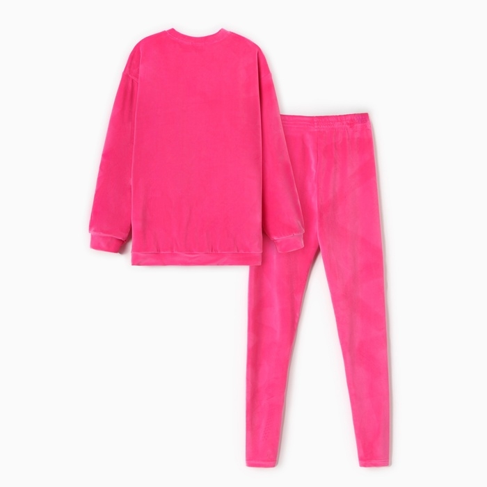 Костюм женский (свитшот и леггинсы) KAFTAN Plushy р. 52-54, фуксия Костюм женский (свитшот и леггинсы) KAFTAN Plushy р. 52-54, фуксия