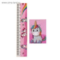 Набор настольный детский "Единорог" (подставка+2 карандаша+линейка+точилка+ластик+блок 8 листов) Набор настольный детский "Единорог" (подставка+2 карандаша+линейка+точилка+ластик+блок 8 листов)