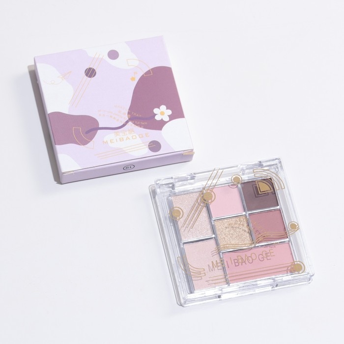 Профессиональная палетка теней для век Pink Explosion, 7 цветов