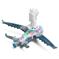 Самолет &laquo;Шестерёнки&raquo;, свет и звук, работает от батареек