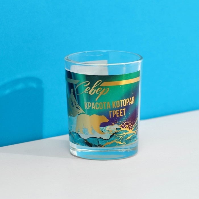Свеча в стакане &laquo;Север&raquo;, 5 х 6 см