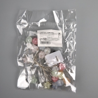 Гирлянда &laquo;Нить&raquo; 2 м роса с насадками &laquo;Звездочки&raquo;, IP20, нить серебристая, 20 LED, 4.6 В, батарейки AG13x3 (в комплекте), 3 режима, свечение тёплое белое